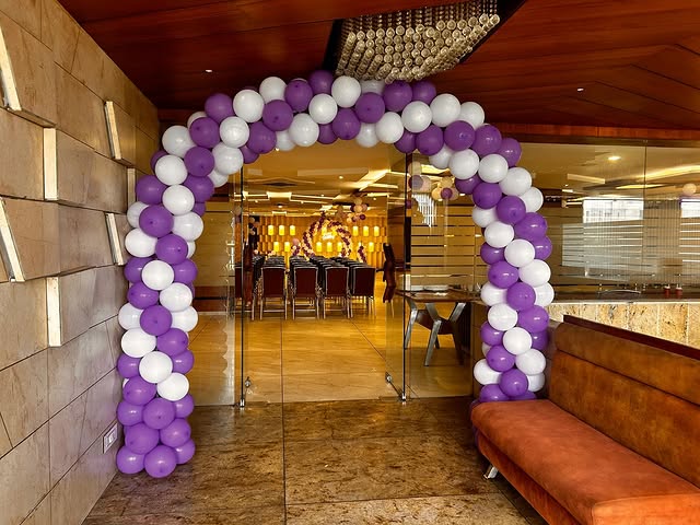 Product launch event décor and experiential branding setup